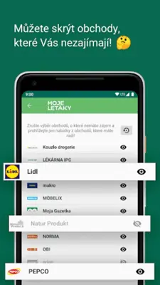 Moje Letáky Slevy, Akce Česko android App screenshot 1
